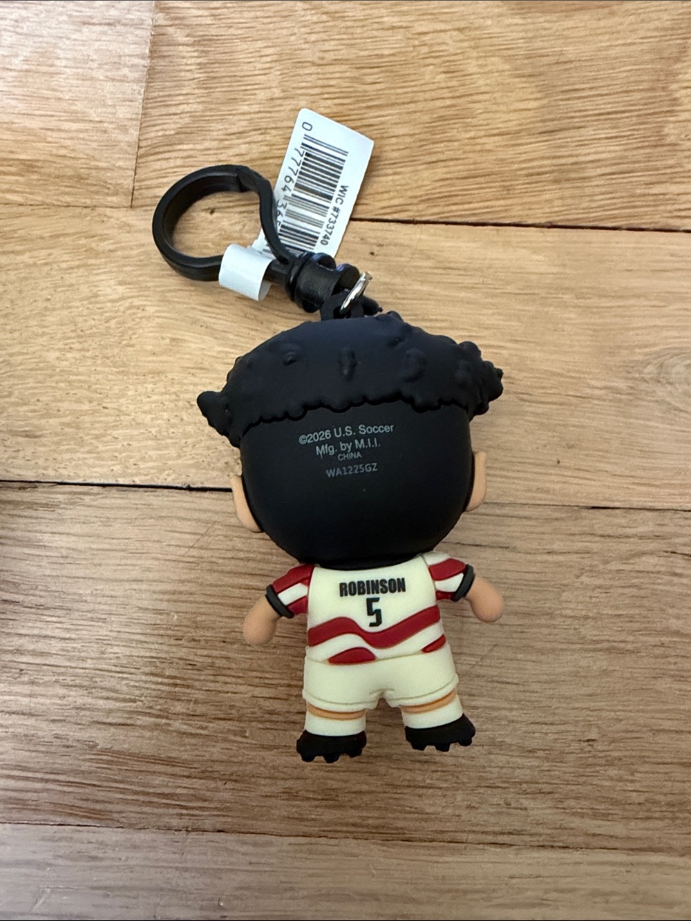 NWT USMNT #5 Antonee Robinson US Soccer Figural Bag Clip World Cup ⚽️🥅🏆 - Picture 2 of 5